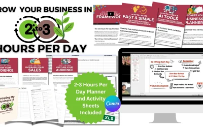 Grow Your Business in 2-3 Hours Per Day Toolkit – Review and Bonus