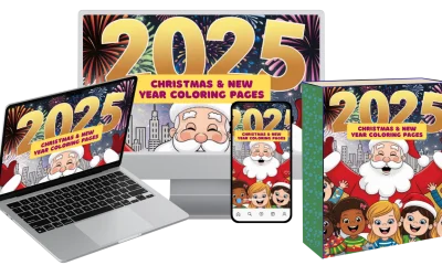 Christmas & New Year Coloring Pages (christmas-coloring-pages.101coworkingspace.com/new-year) – Review and Bonus