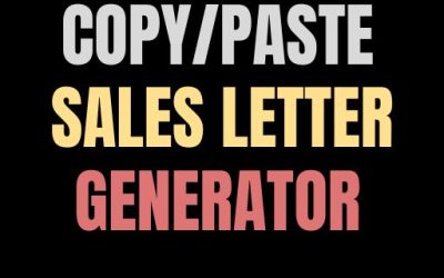 Copy/Paste Sales Letter Generator (scalableplrproducts.com/copy-paste-sales-letter-generator-plr/) – Review and Bonus