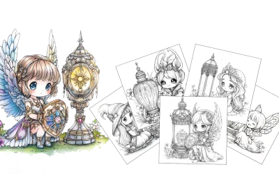 Lantern Dreams – Coloring Pages (shoppayman.com/vcp8-fe)  – Review and Bonus