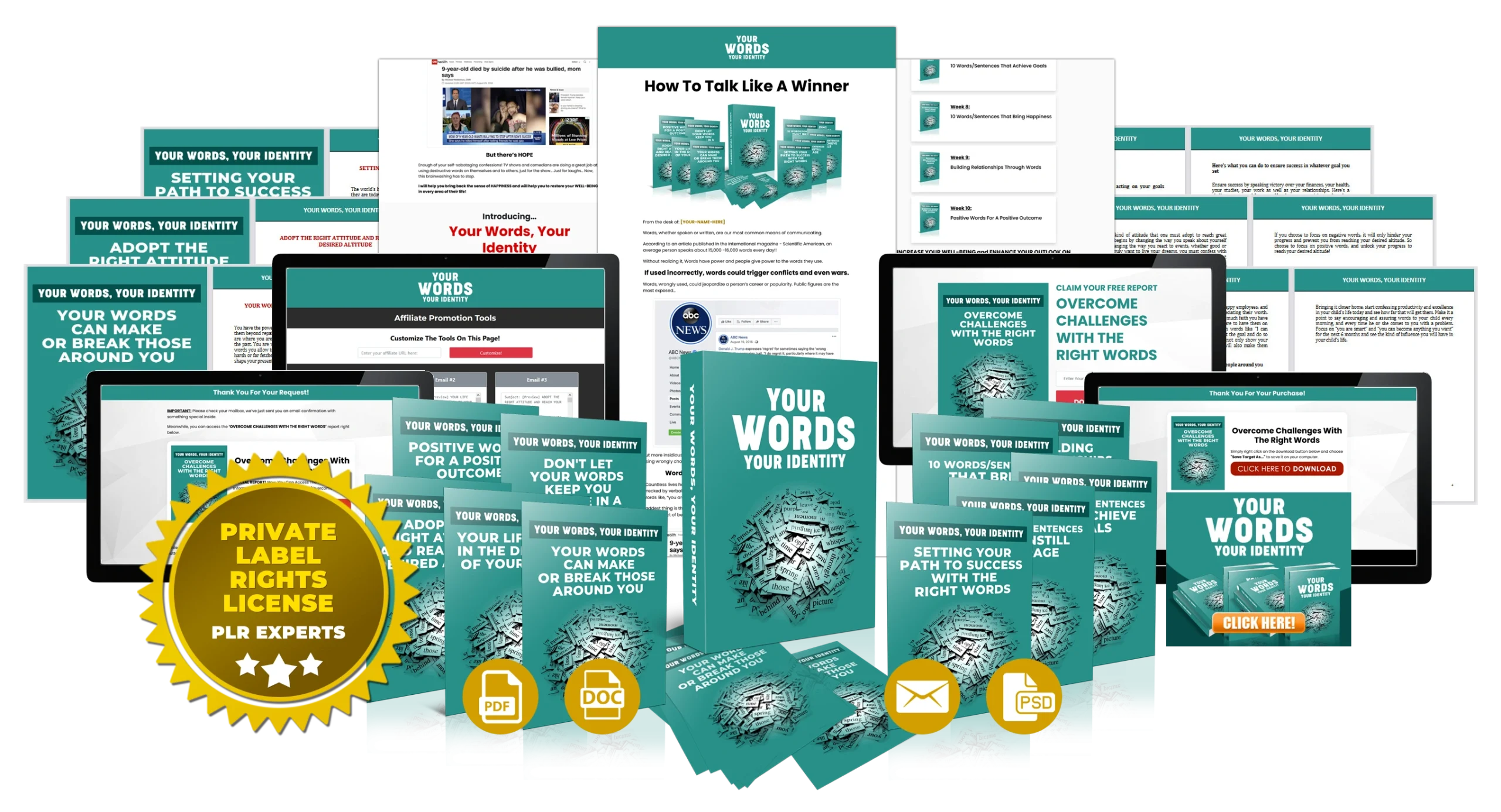 Your Words, Your Identity (plrexperts.com/w/pd/vol10-1) - Review and Bonus