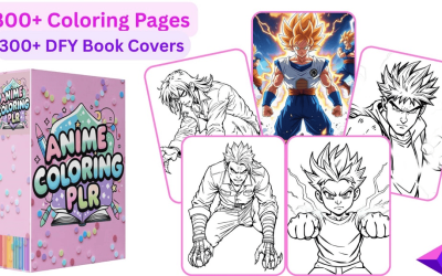 PLR Anime Coloring Pages Empire -Review and Bonus