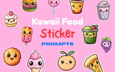 Kawaii Food Sticker Prompts -Review and Bonus