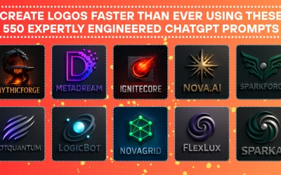 550 AI-Crafted Logo Prompts – Review and Bonus Worth $1000+