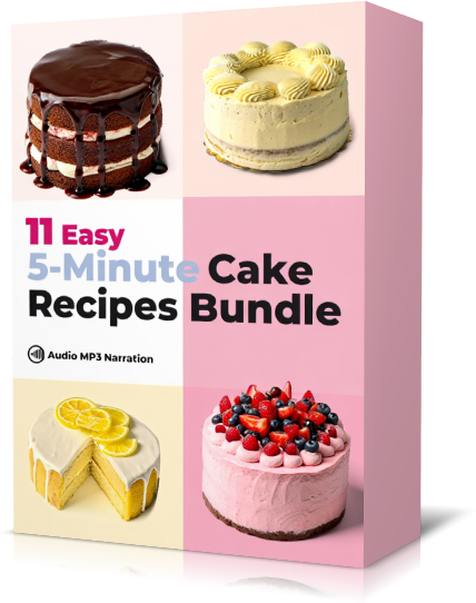 Audio Easy 5-Minute Cake Recipes Bundle -Review and Bonus worth $1000+
