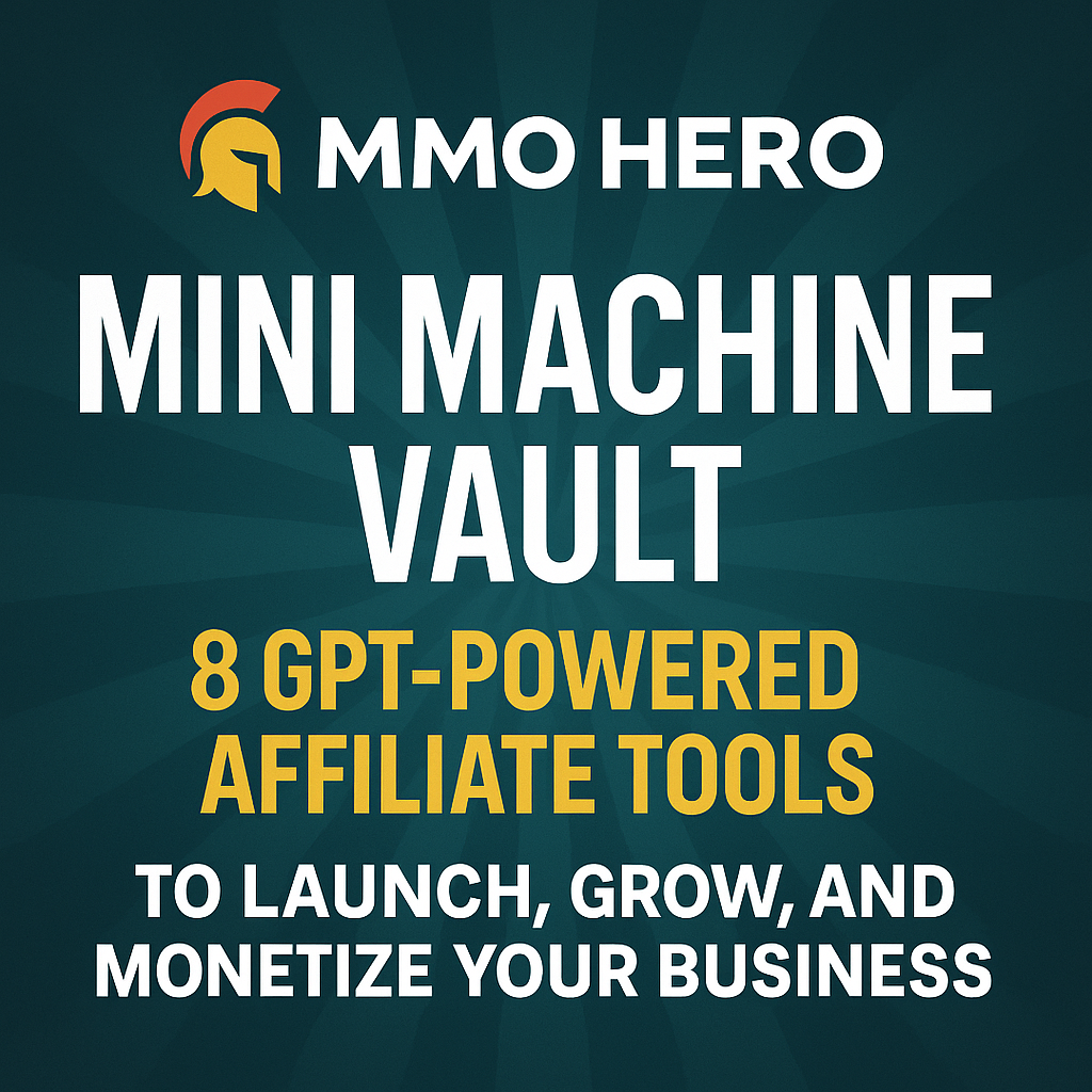 MMO HERO Mini Machine Vault - Review and Bonus Worth $1000+