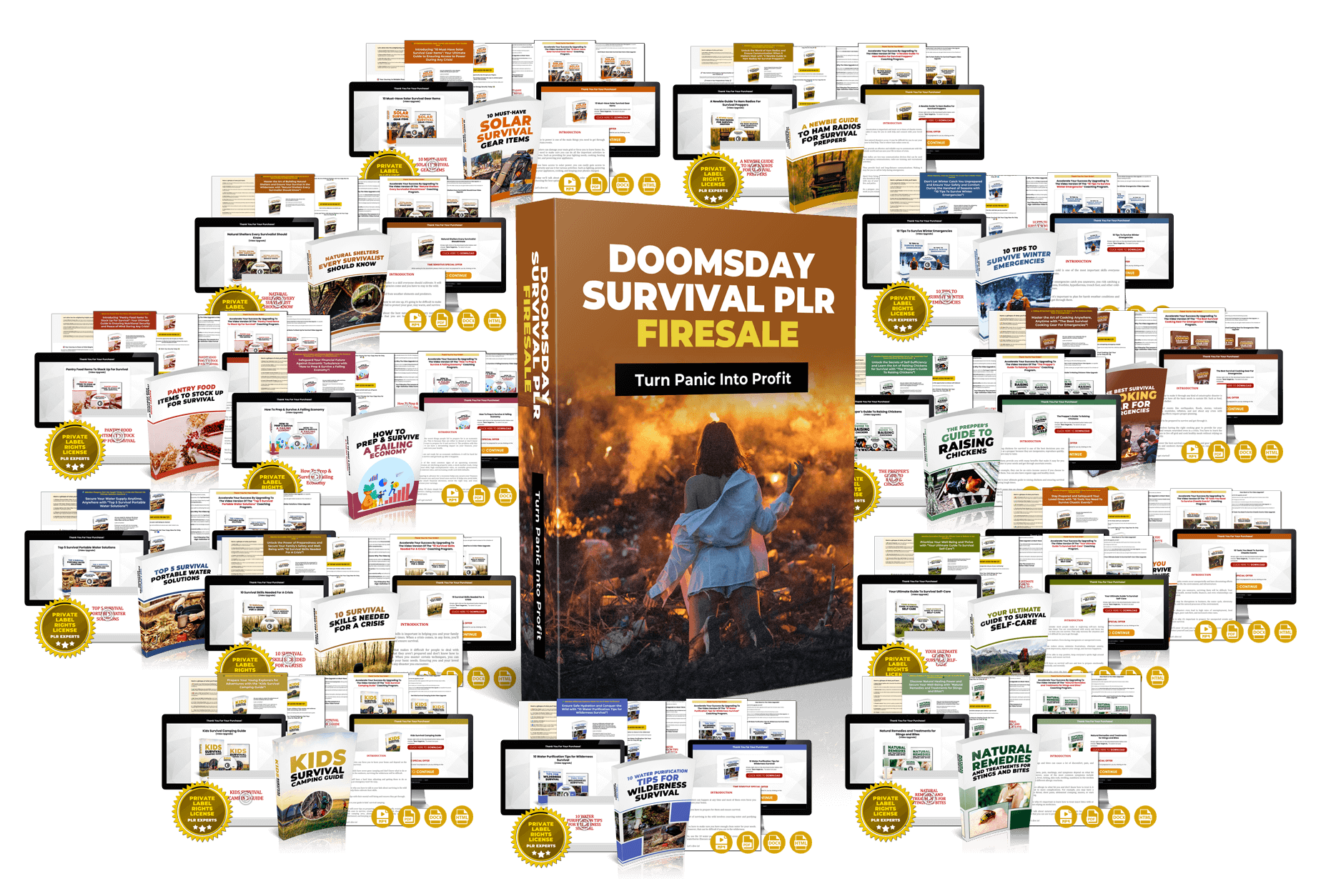 Doomsday Survival PLR Firesale - Review and Bonus Worth $1000+