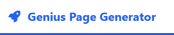 Genius Page Generator – Review and Bonus Worth $1000+