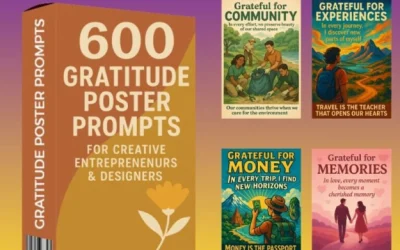 600 Gratitude Poster Prompts for Creators – Review and Bonus Worth $1000+