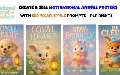 Motivational Animal Posters Pack (PLR) – Review and Bonus Worth $1000+