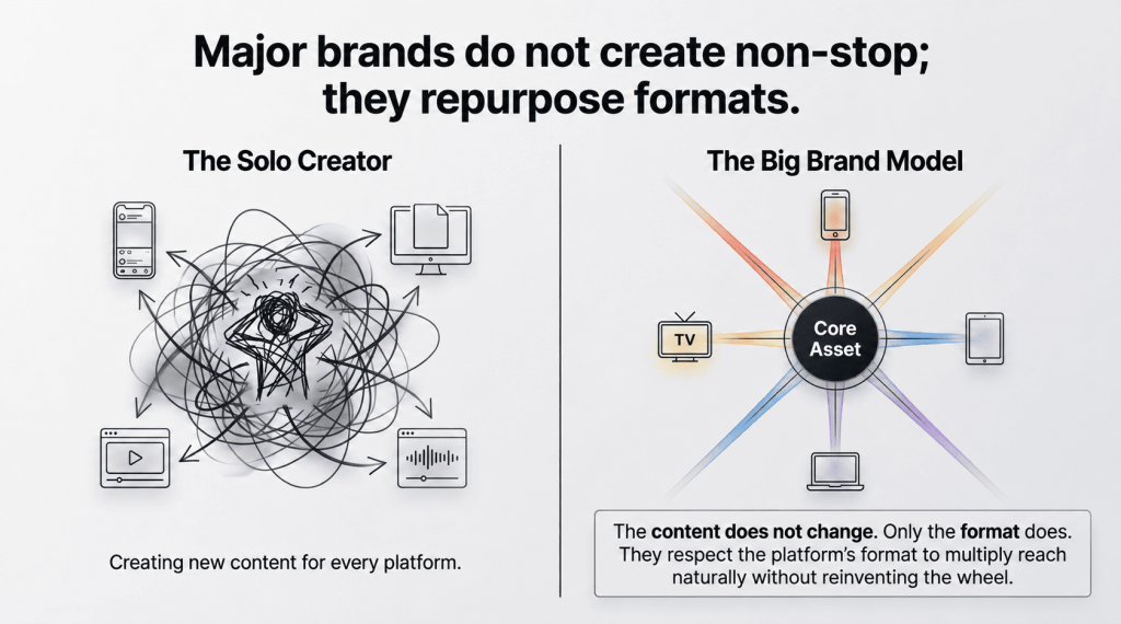 Big brands repurpose their content