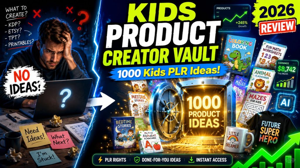 Kids Product Creator Vault review