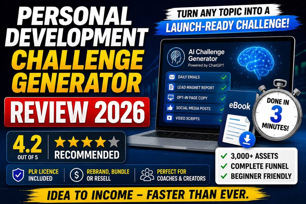 Personal Development Challange Generator Review