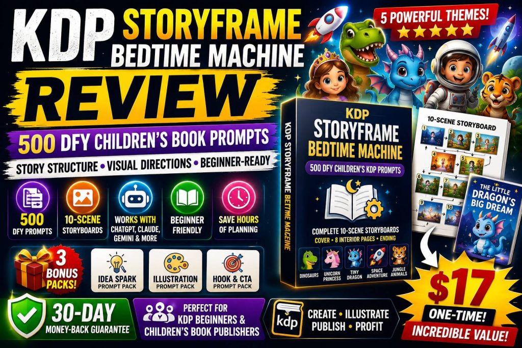 KDP StoryFrame Bedtime Machine Review