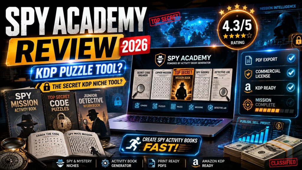 Spy Academy Powered by Activity Book Generator Review