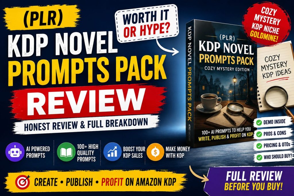 (PLR) KDP Novel Prompts Pack Review