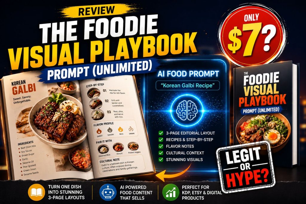 The Foodie Visual Playbook Prompt (Unlimited) Review
