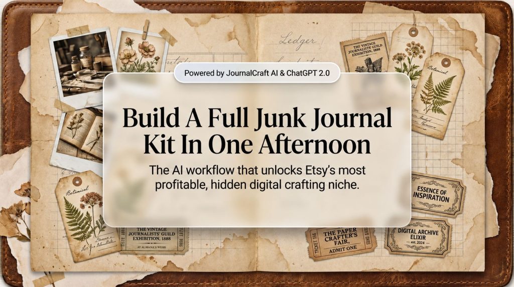 build junk journal kit one afternoon hero