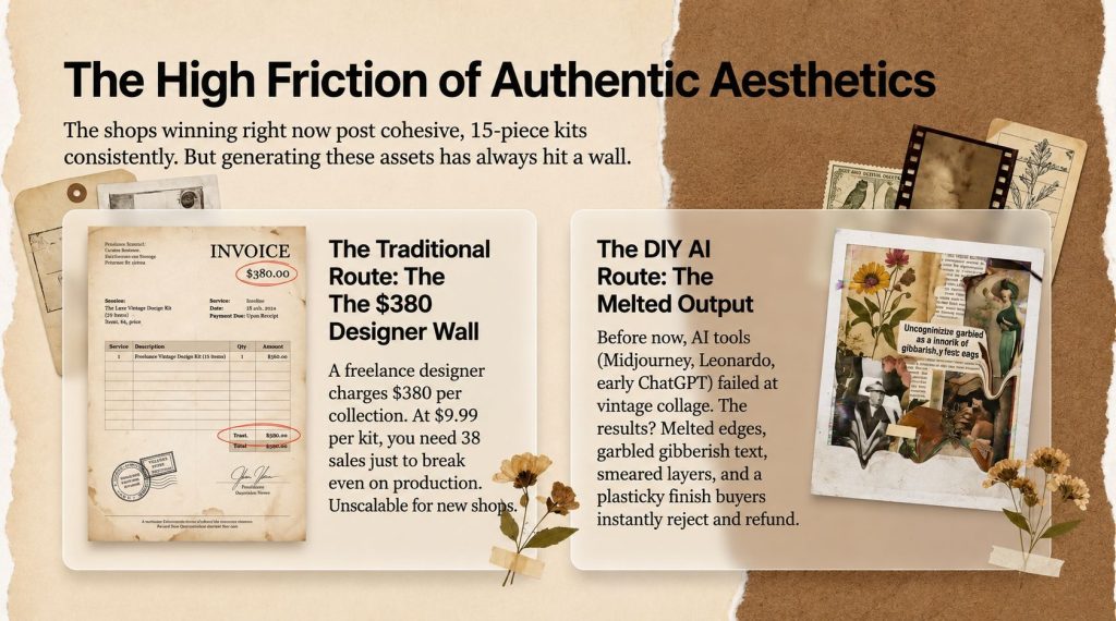 high friction authentic aesthetics traditional vs ai