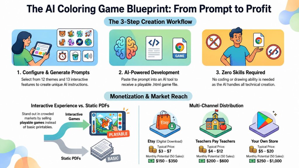 Coloring Book Game Prompts Generator Review