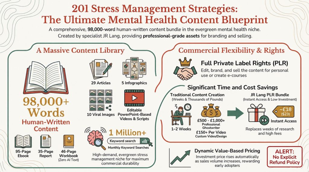 201 Stress Management Strategies PLR Review