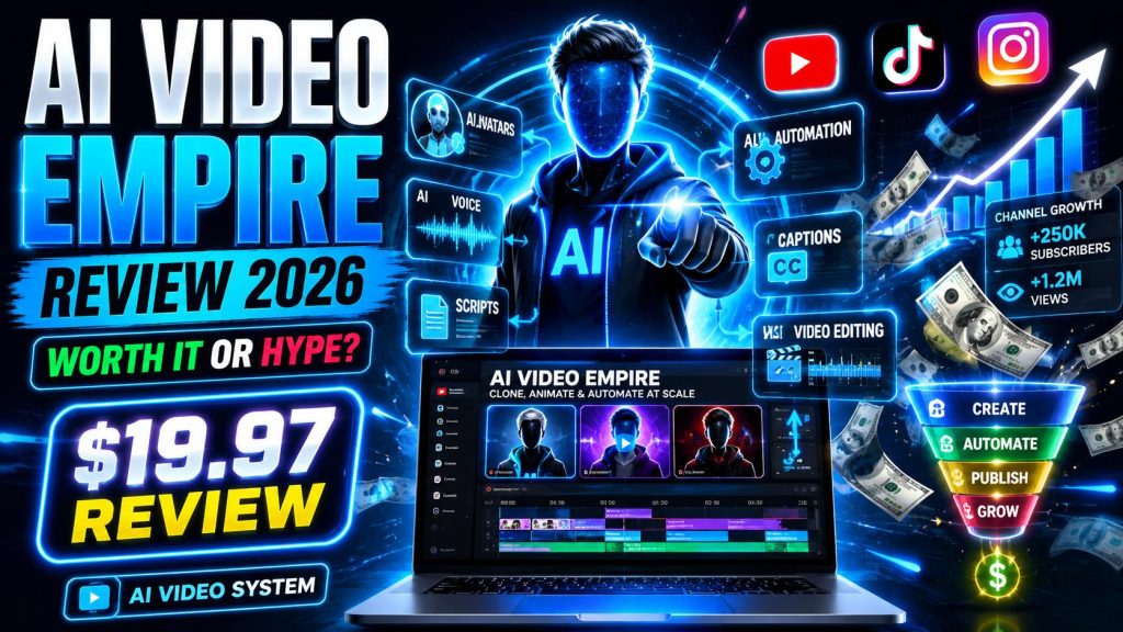 AI Video Empire Clone Animate Automate at Scale Review