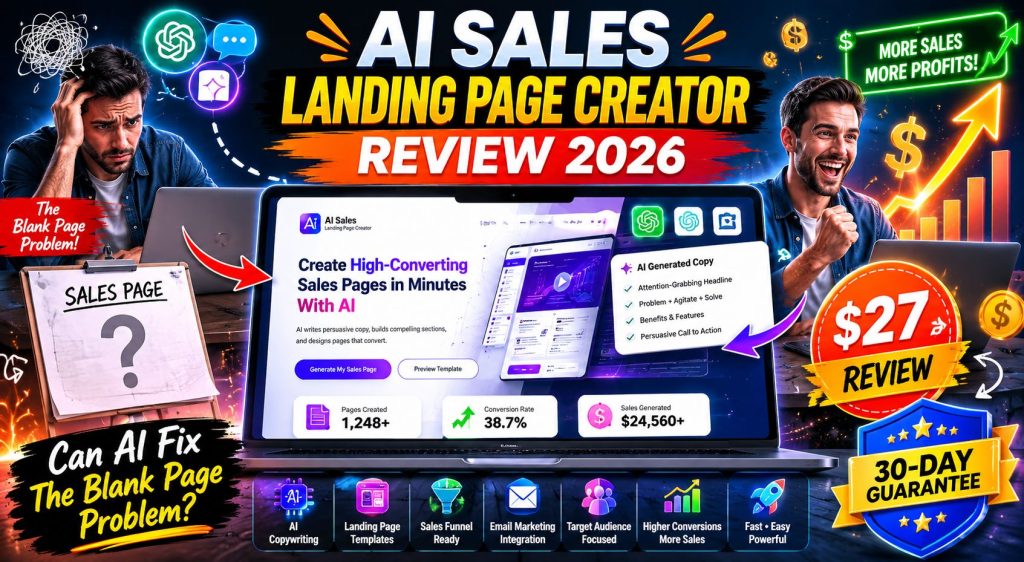 AI Sales Landing Page Creator Review