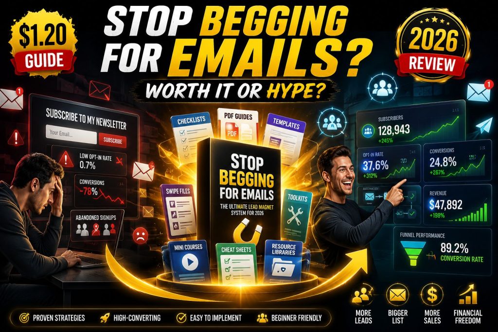 Stop Begging for Emails Review