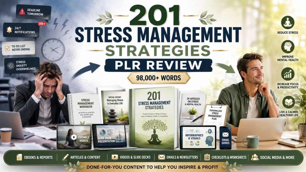 201 Stress Management Strategies PLR Review