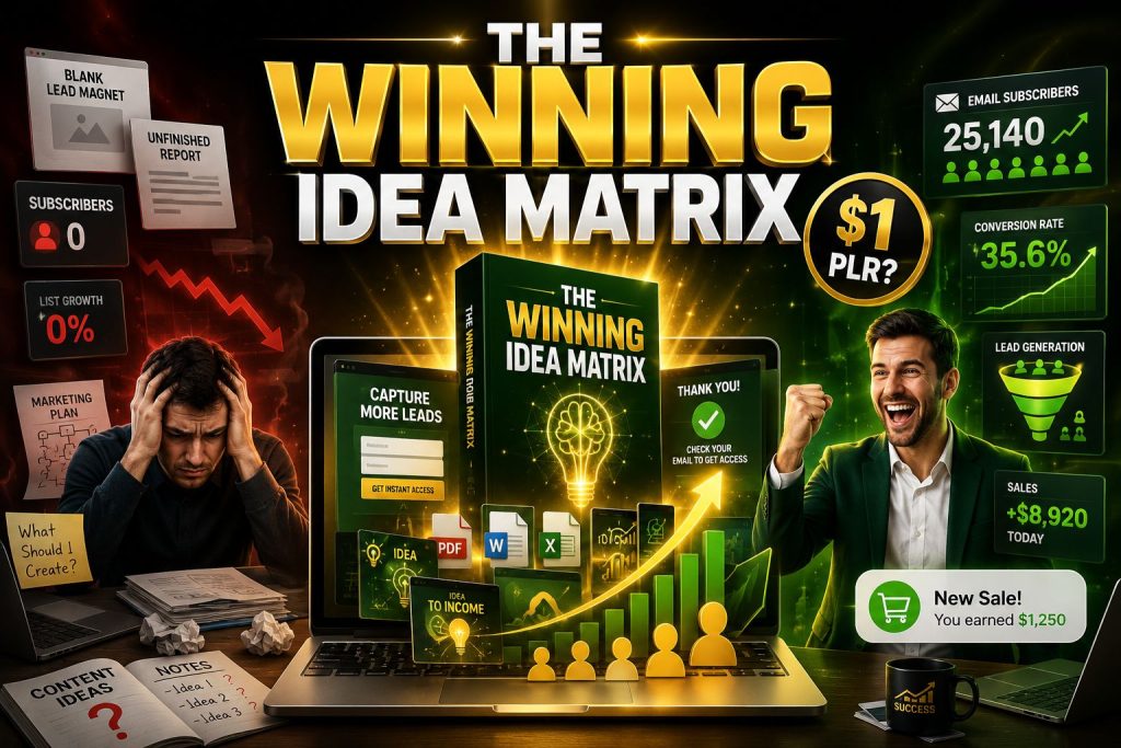 The Winning Idea Matrix PLR Review