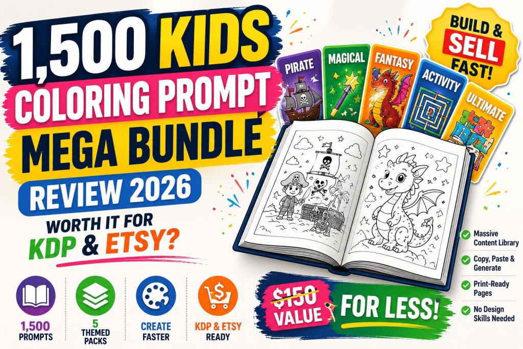 The 1500 Kids Coloring Prompt Mega Bundle Review