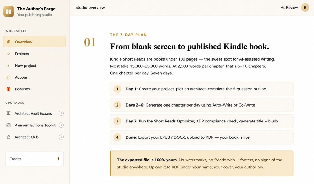 The Authors Forge Review
