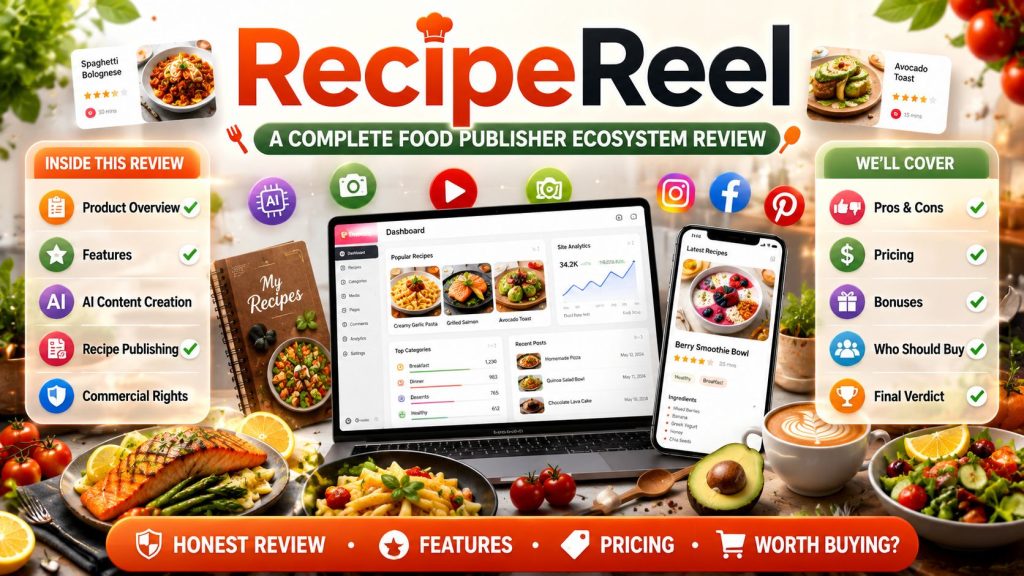 RecipeReel – A Complete Food Publisher Ecosystem Review