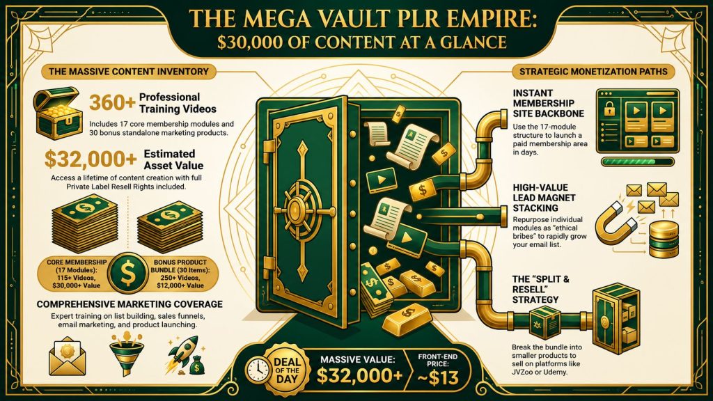 Mega Vault PLR Retirement Bundle Review