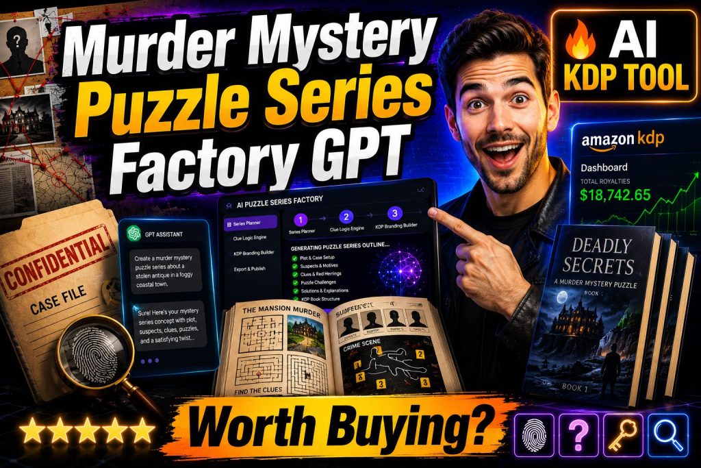 Murder Mystery Puzzle Series Factory GPT Review