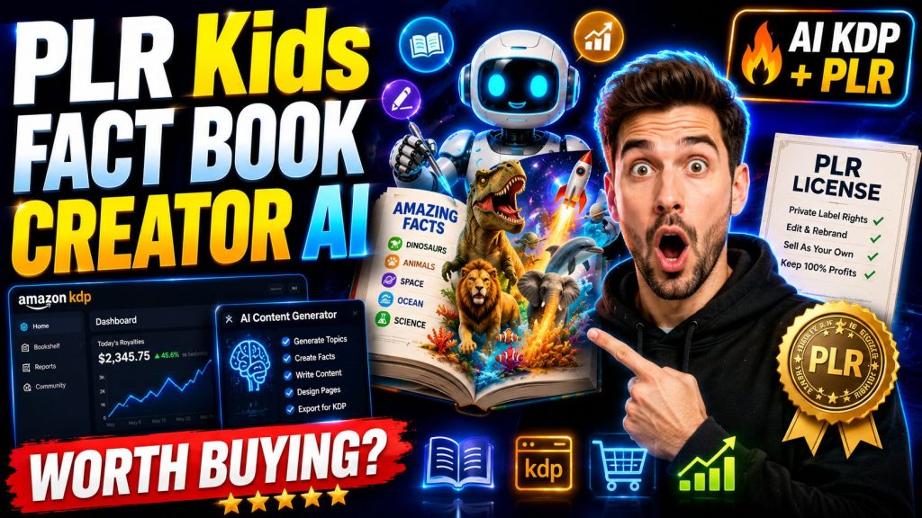 PLR Kids Fact Book Creator AI Review