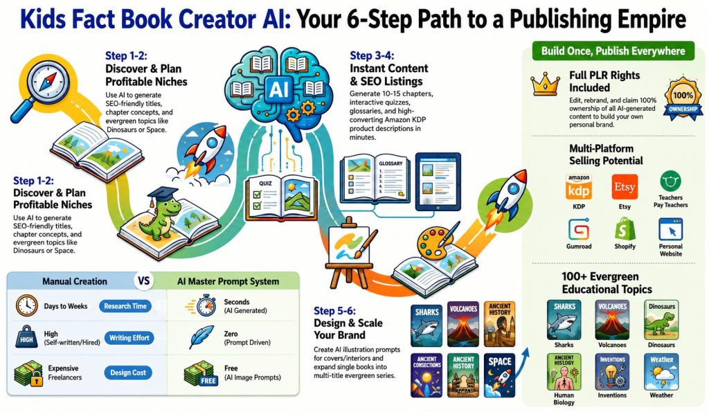 PLR Kids Fact Book Creator AI Review