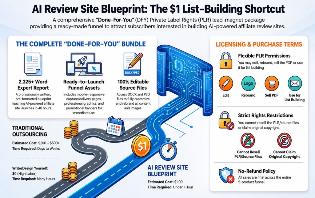 PLR AI Review Site Blueprint Review