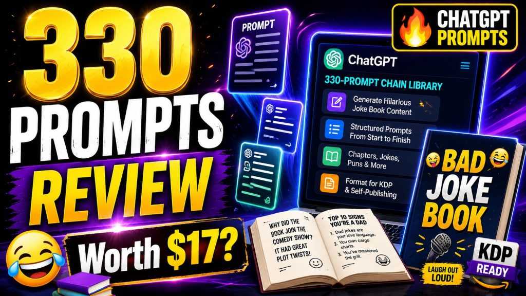 330 Prompts for Bad Joke Books Review