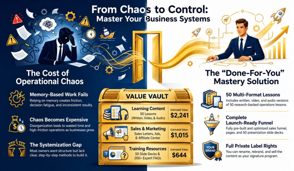 PLR Firesale Business Systems & SOP Mastery Review