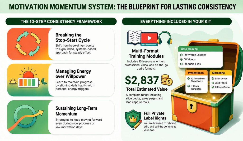 PLR Firesale Motivation Momentum System Review