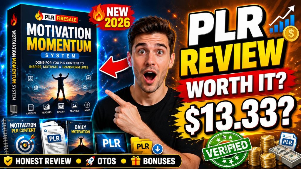 PLR Firesale Motivation Momentum System Review