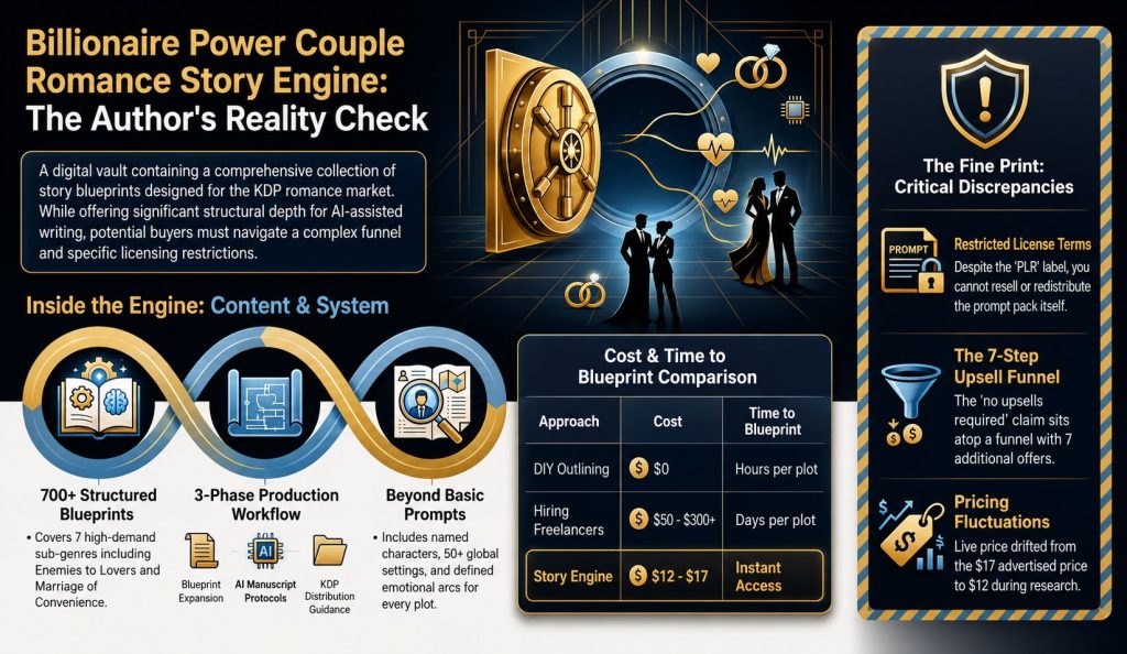 PLR Billionaire Power Couple Romance Story Engine Review