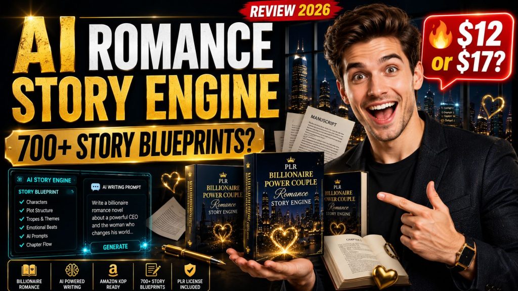 PLR Billionaire Power Couple Romance Story Engine Review