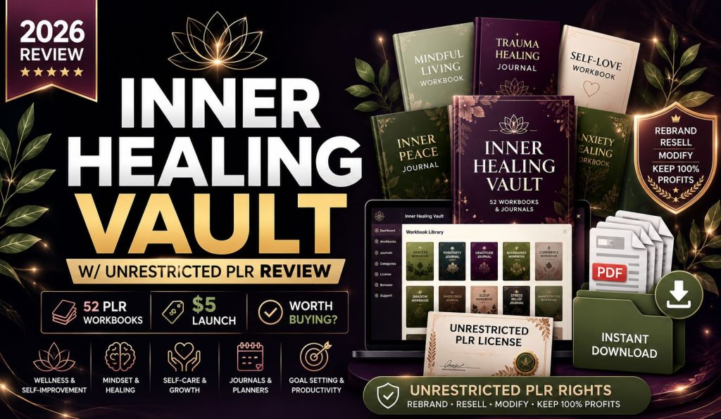 Inner Healing Vault w/ Unrestricted PLR Review
