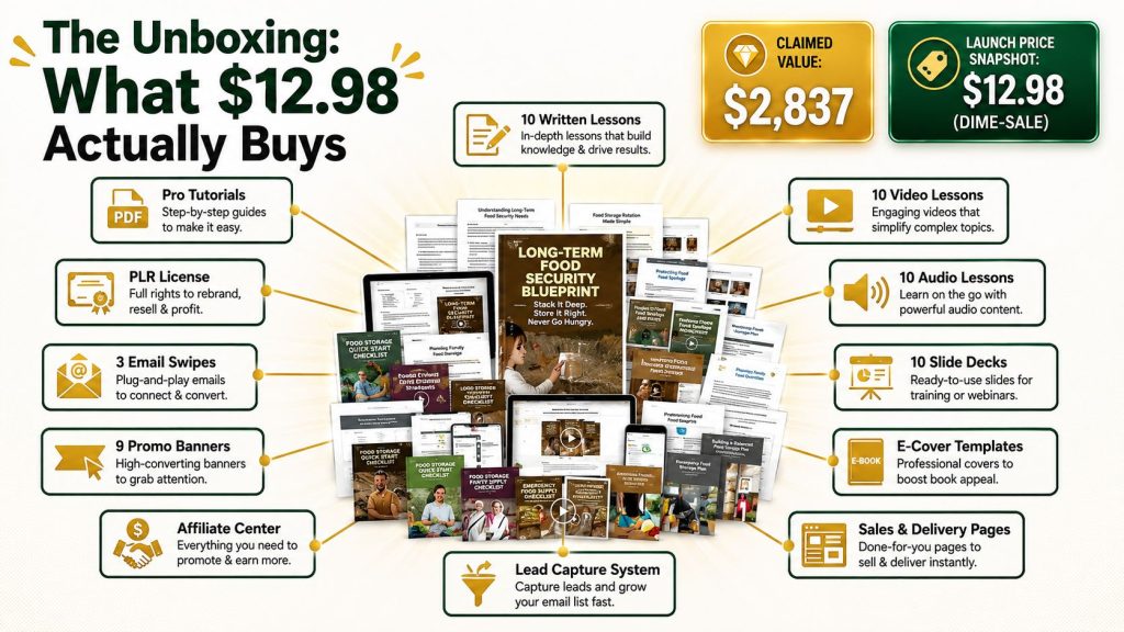 PLR Firesale Long-Term Food Security Blueprint Review