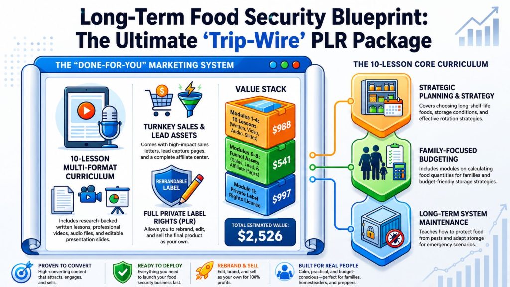 PLR Firesale Long-Term Food Security Blueprint Review