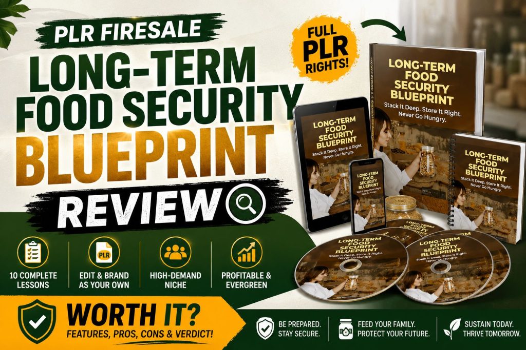 PLR Firesale Long-Term Food Security Blueprint Review