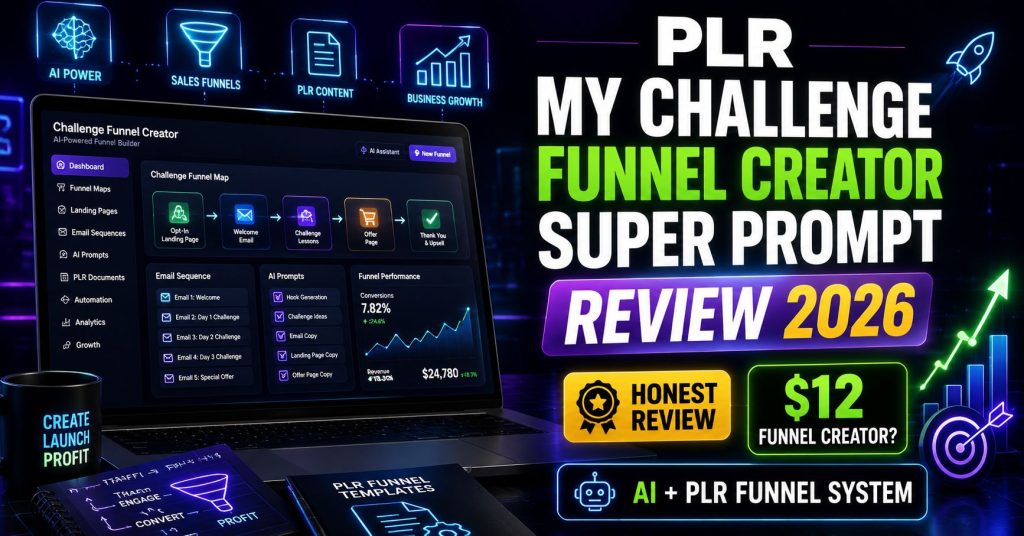 (PLR) My Challenge Funnel Creator | Super Prompt