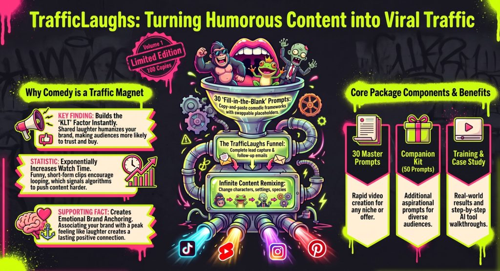 TrafficLaughs (Only 100 Copies EVER... No Upsells) review